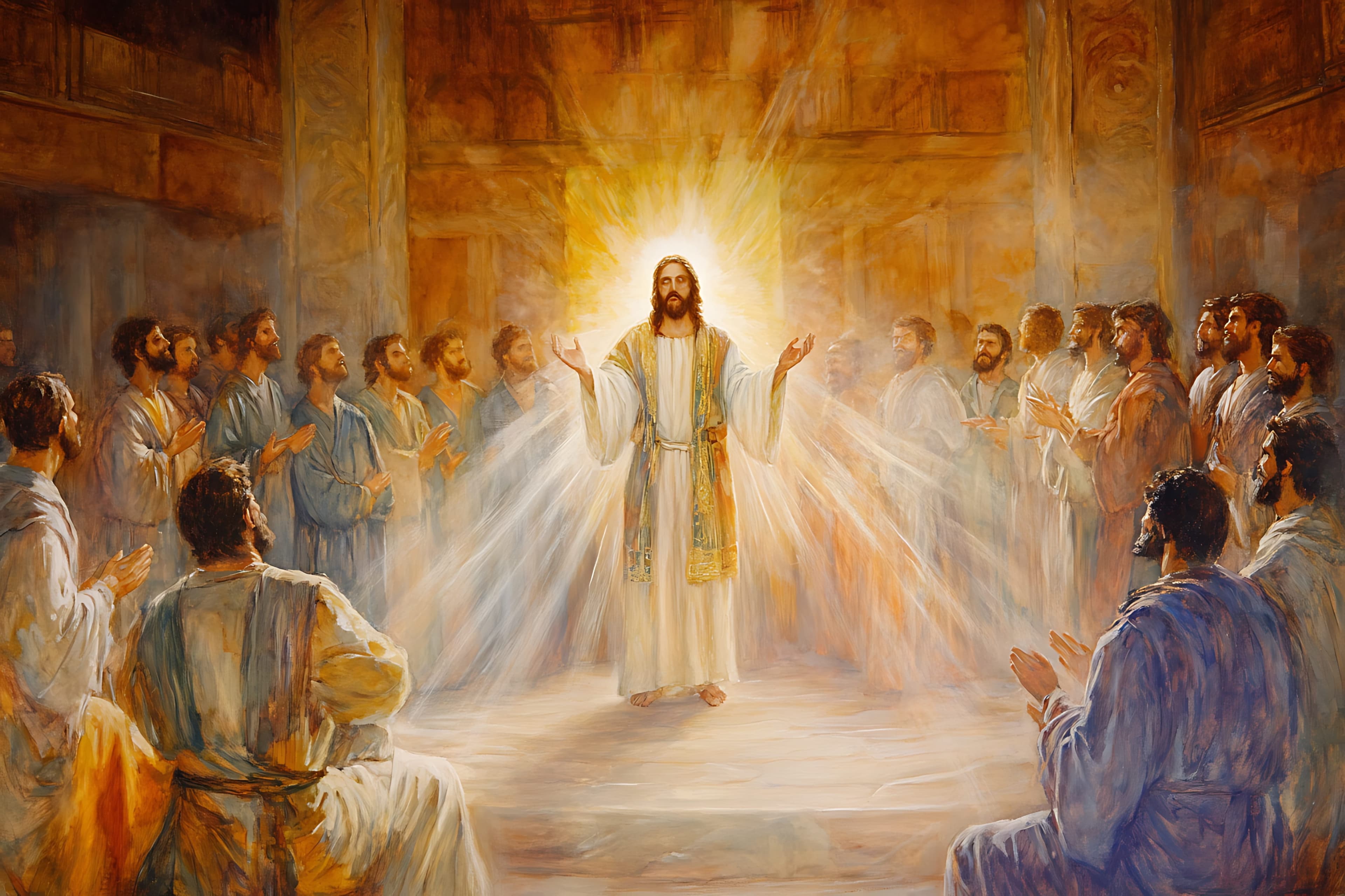 Jesus Christ holy Standing sheep
