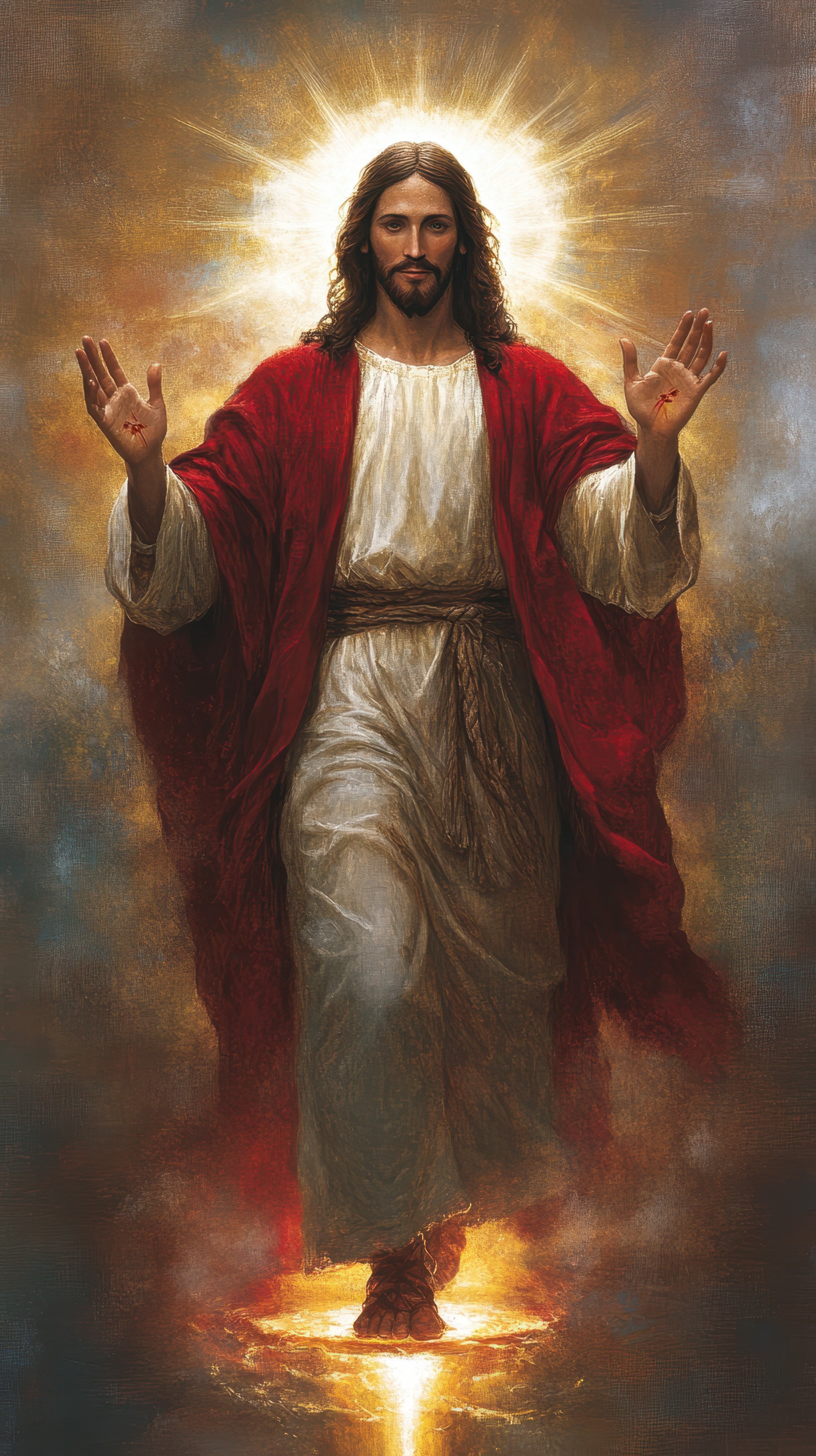 Jesus Christ Symbolizing.